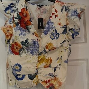 Express Floral  Women's Top